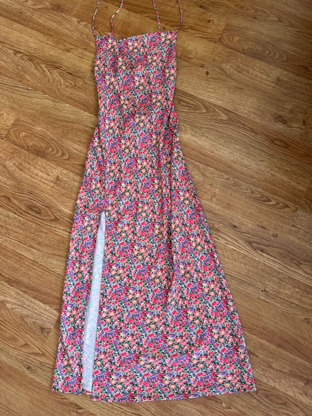 RESA Floral Spaghetti Strap Dress XS